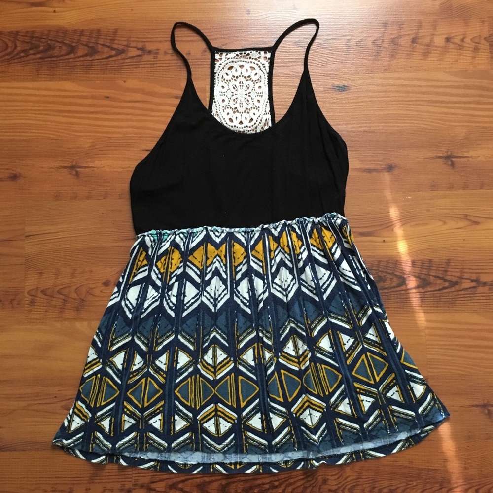 Crochet back tank top